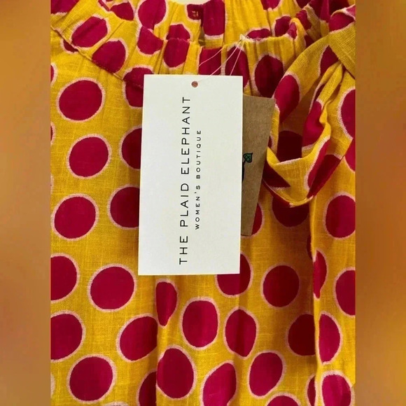 Ivy Jane Polka Dot- Ruffled Sleeves Size Small - Picture 8 of 14